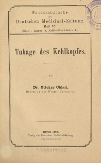 Tubage des Kehlkopfes