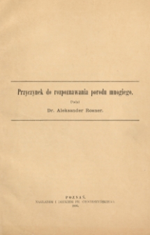 Przyczynek do rozpoznawania porodu mnogiego